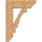 Ekena Millwork Balboa Slat Smooth Bracket w/ Offset Brace, Western Red Cedar, 7 1/2"W x 22"D x 30"H BKT0806X22X30BOA06SWR - alternate 4